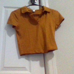 Cropped Collared shirt